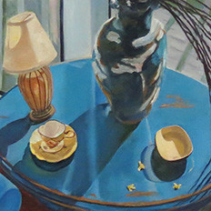 Top View (Sur la Table Matisse Bleu)